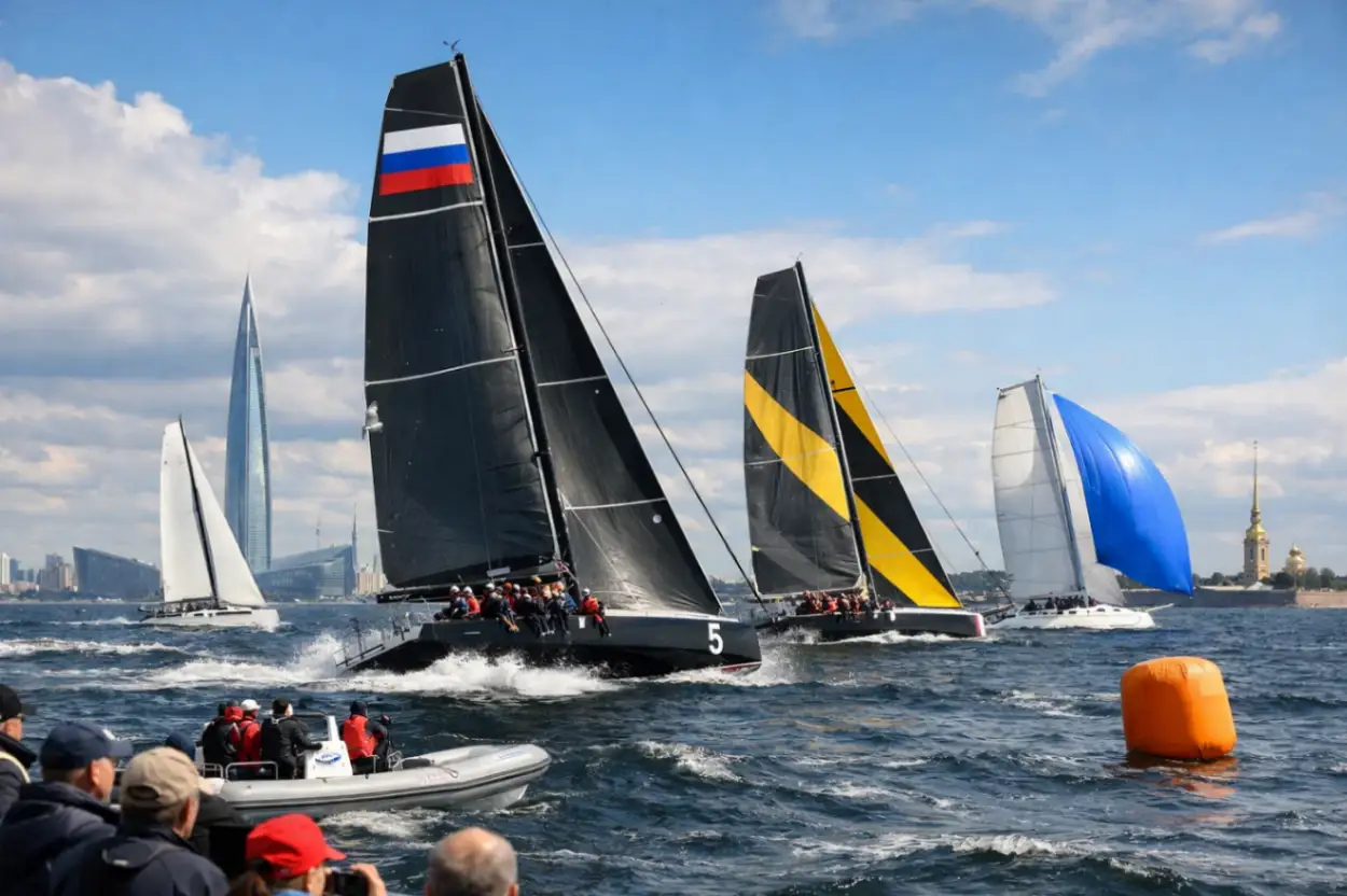 Финский залив принимает чемпионат России: борьба яхт выходит на новый уровень